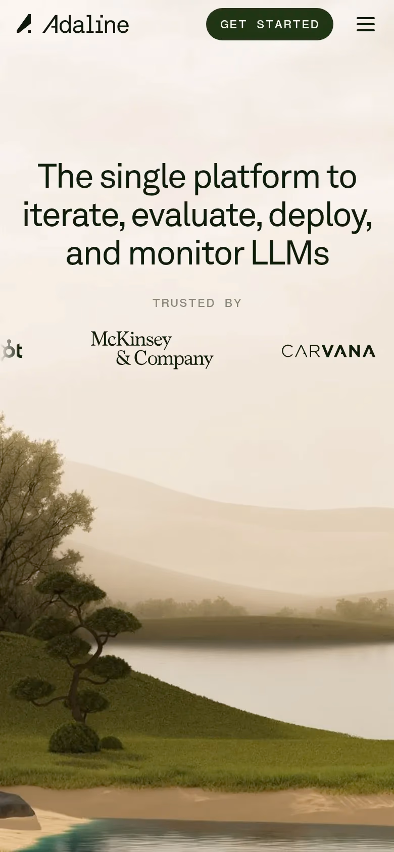 Adaline mobile screenshot