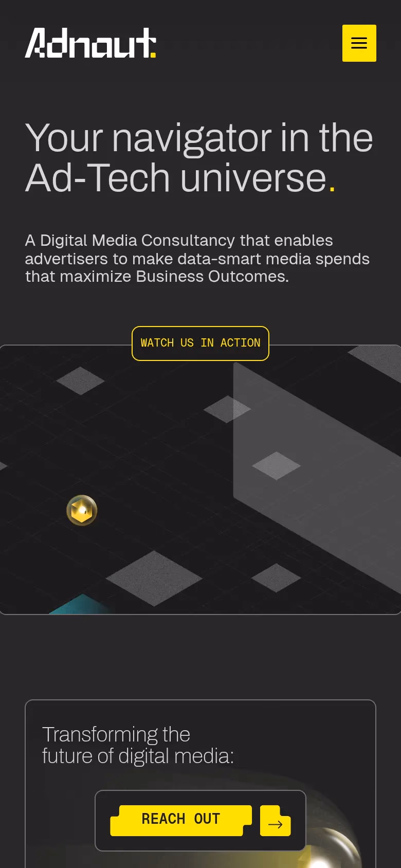 Adnaut mobile screenshot