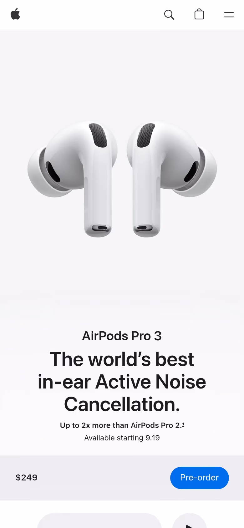 AirPods Pro 3  mobile screenshot