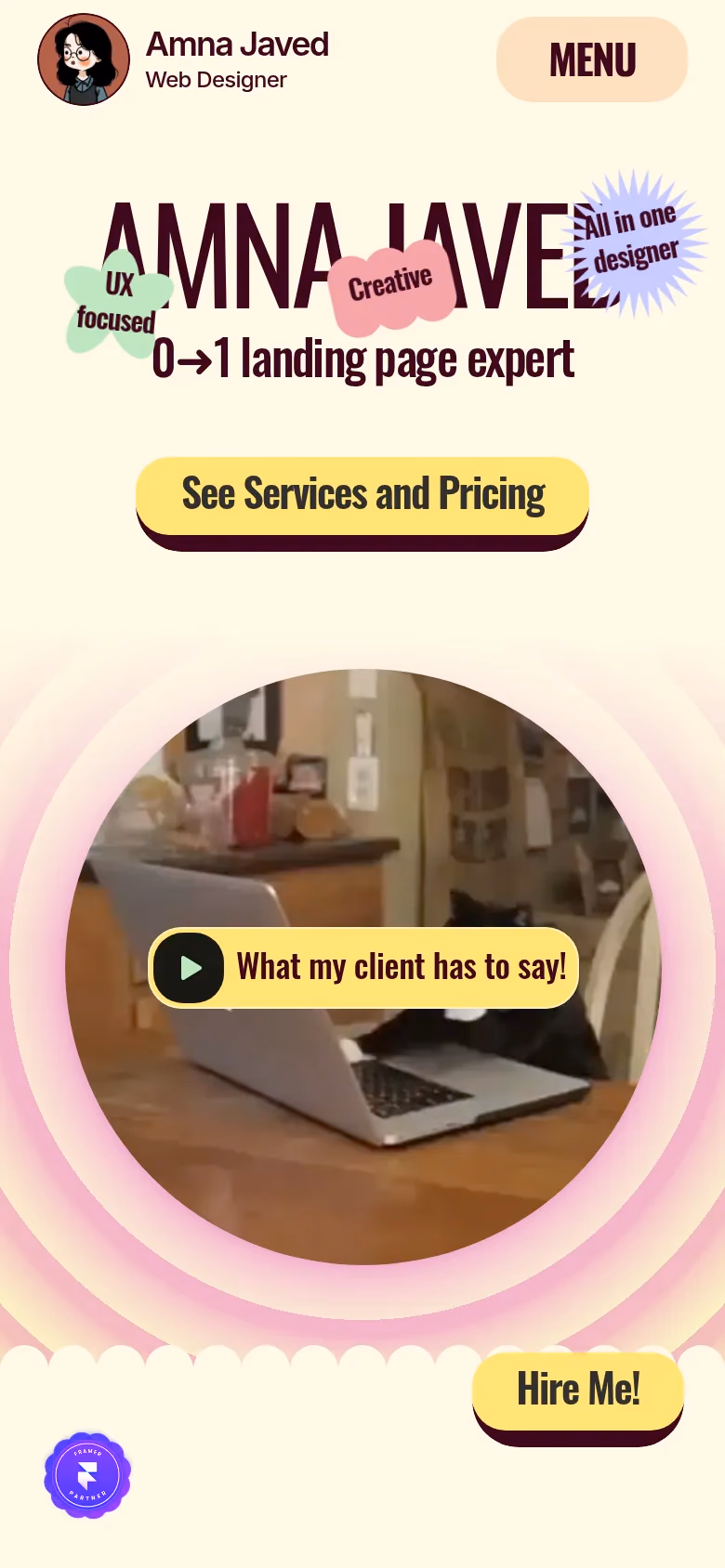 Amna Javed mobile screenshot