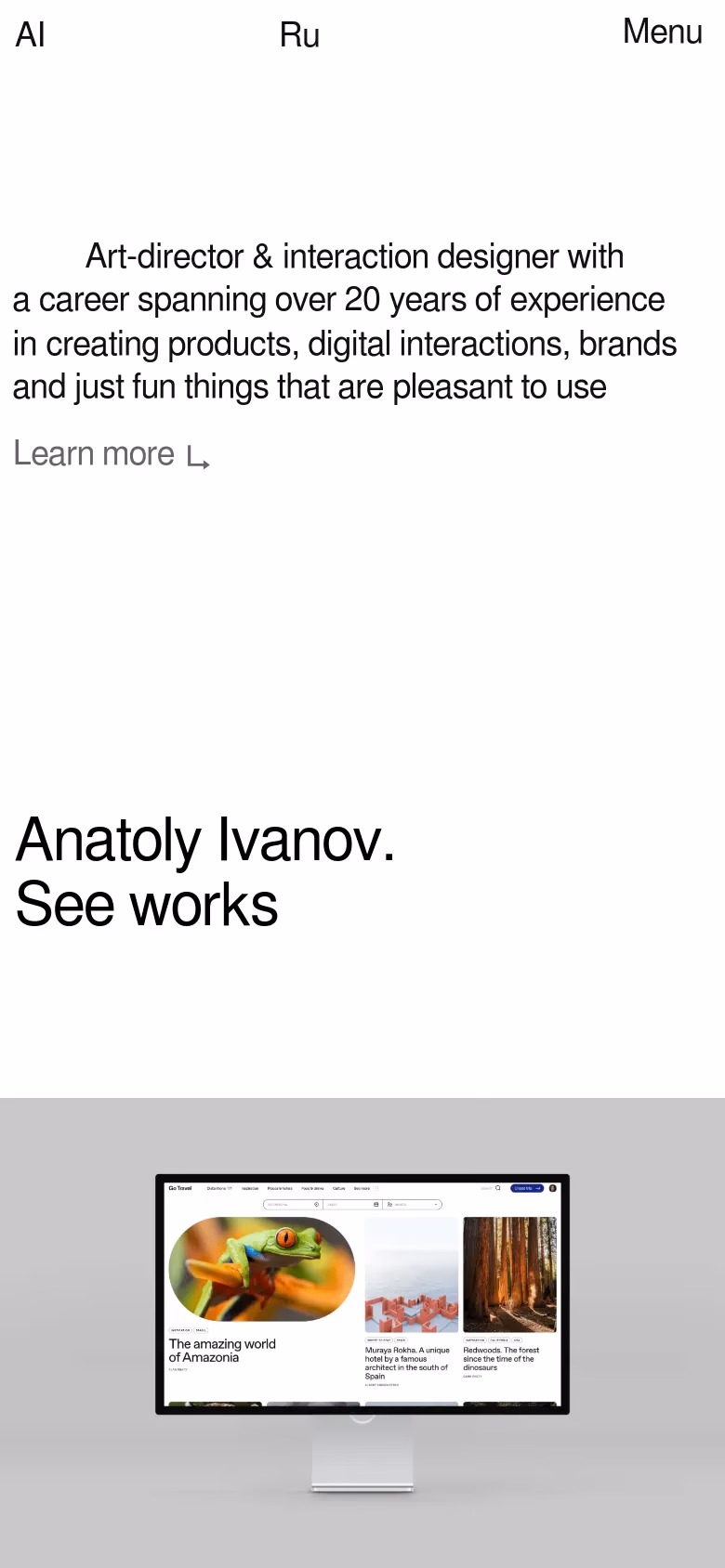 Anatoly Ivanov mobile screenshot
