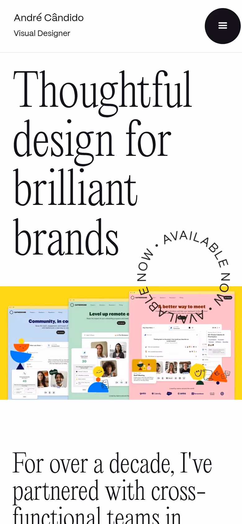 Andre Candido mobile screenshot