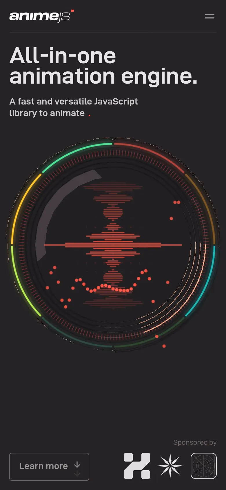 Anime.js mobile screenshot