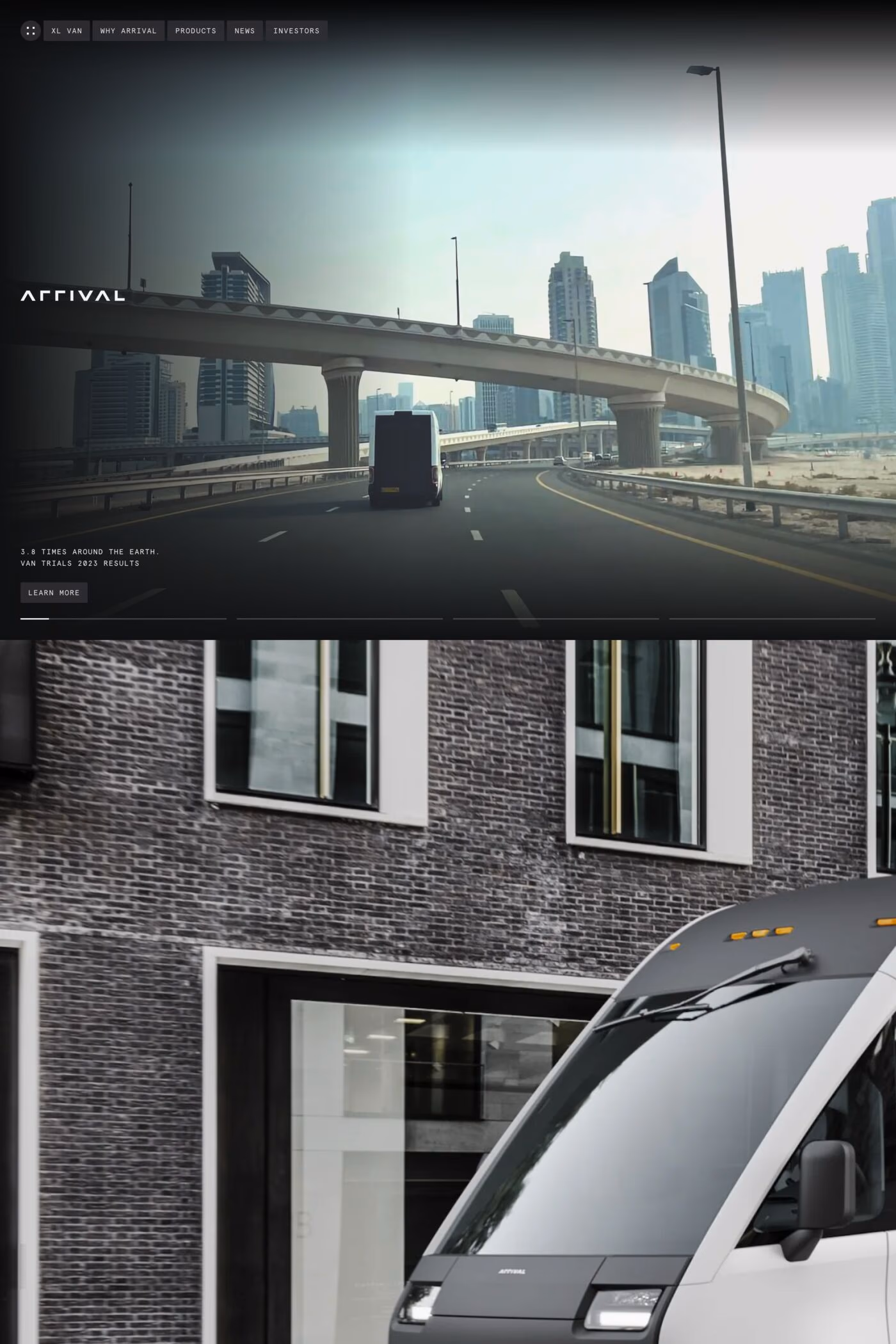 Arrival desktop screenshot