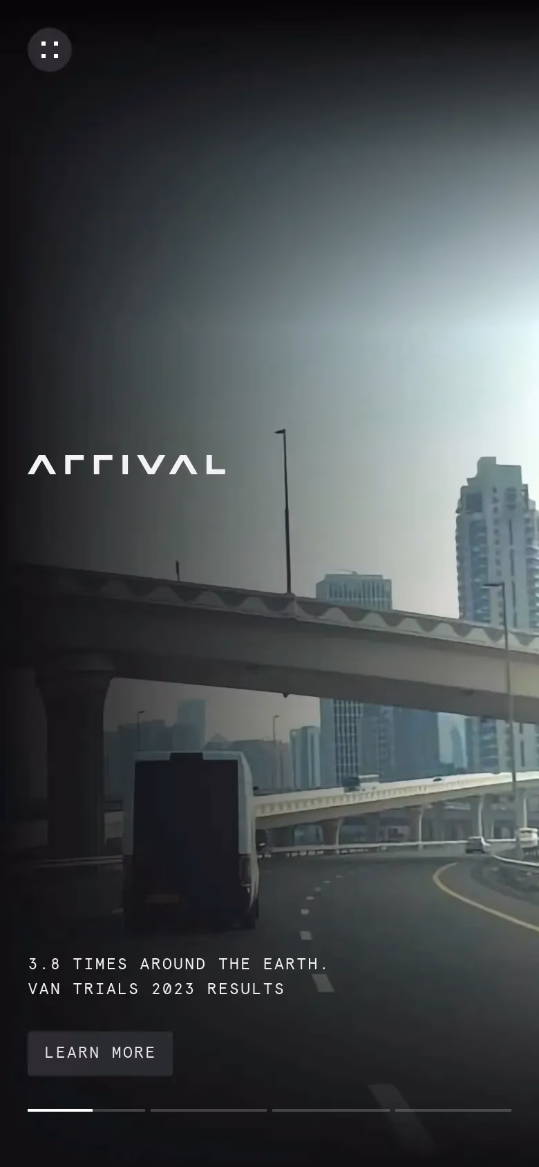 Arrival mobile screenshot