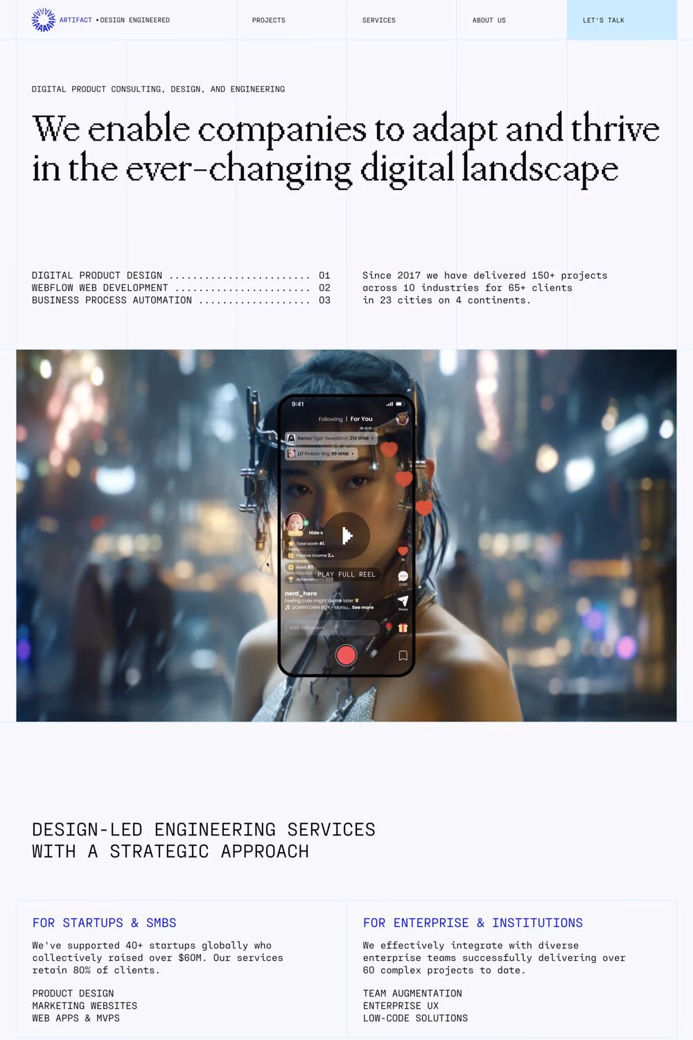 Artifact desktop screenshot