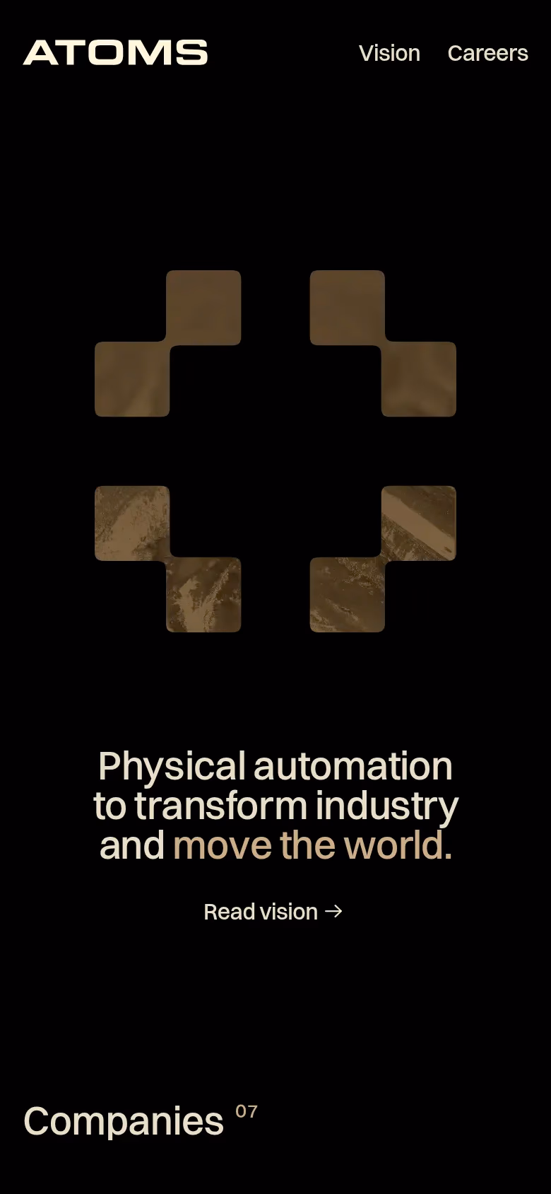 Atoms mobile screenshot