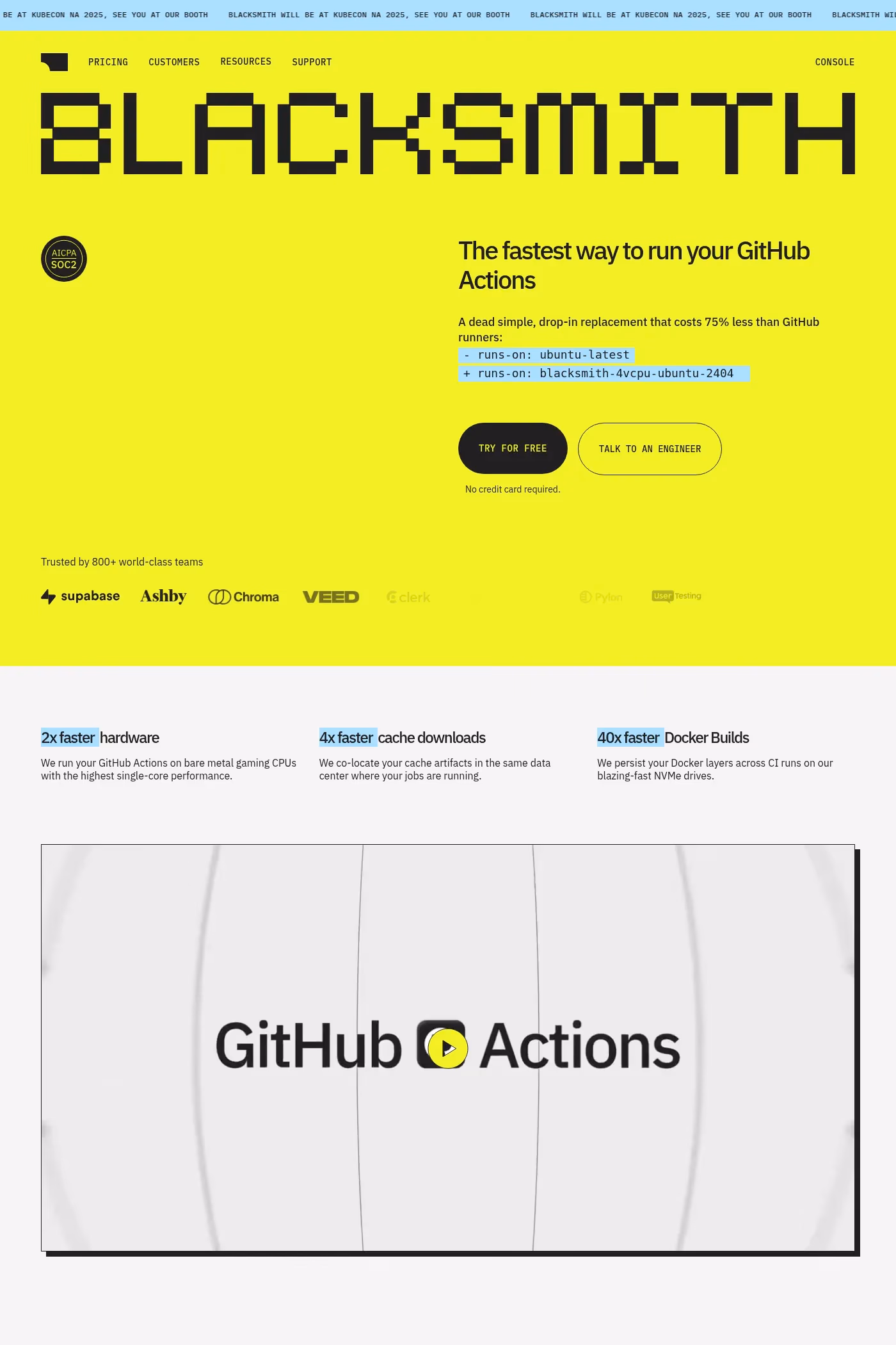 Blacksmith desktop screenshot