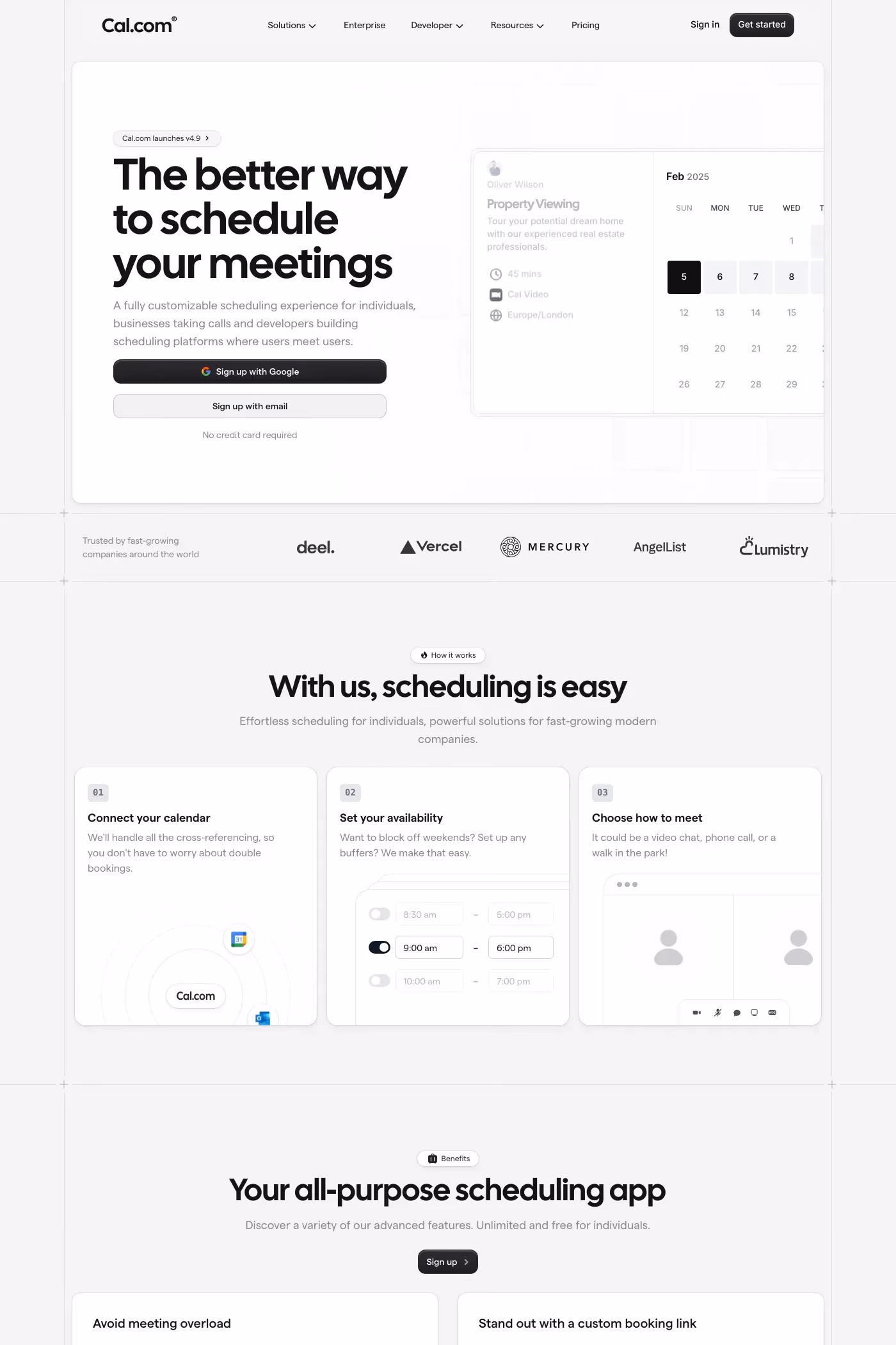 Cal.com desktop screenshot