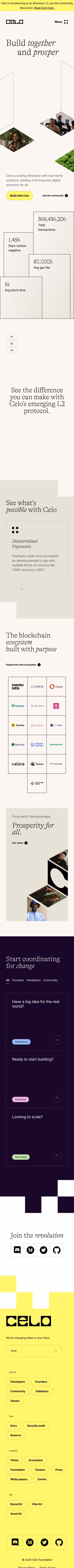 Celo mobile screenshot
