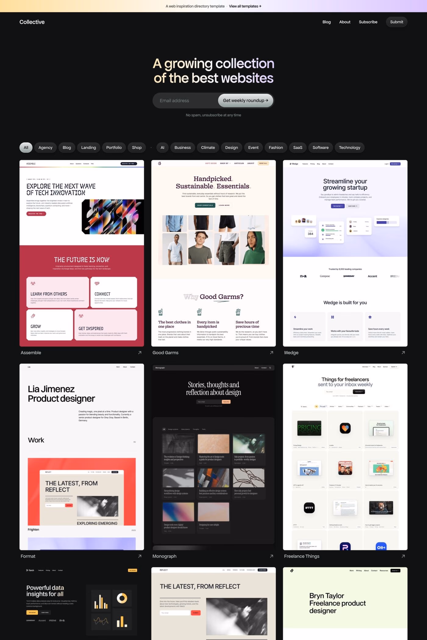 Collective desktop screenshot