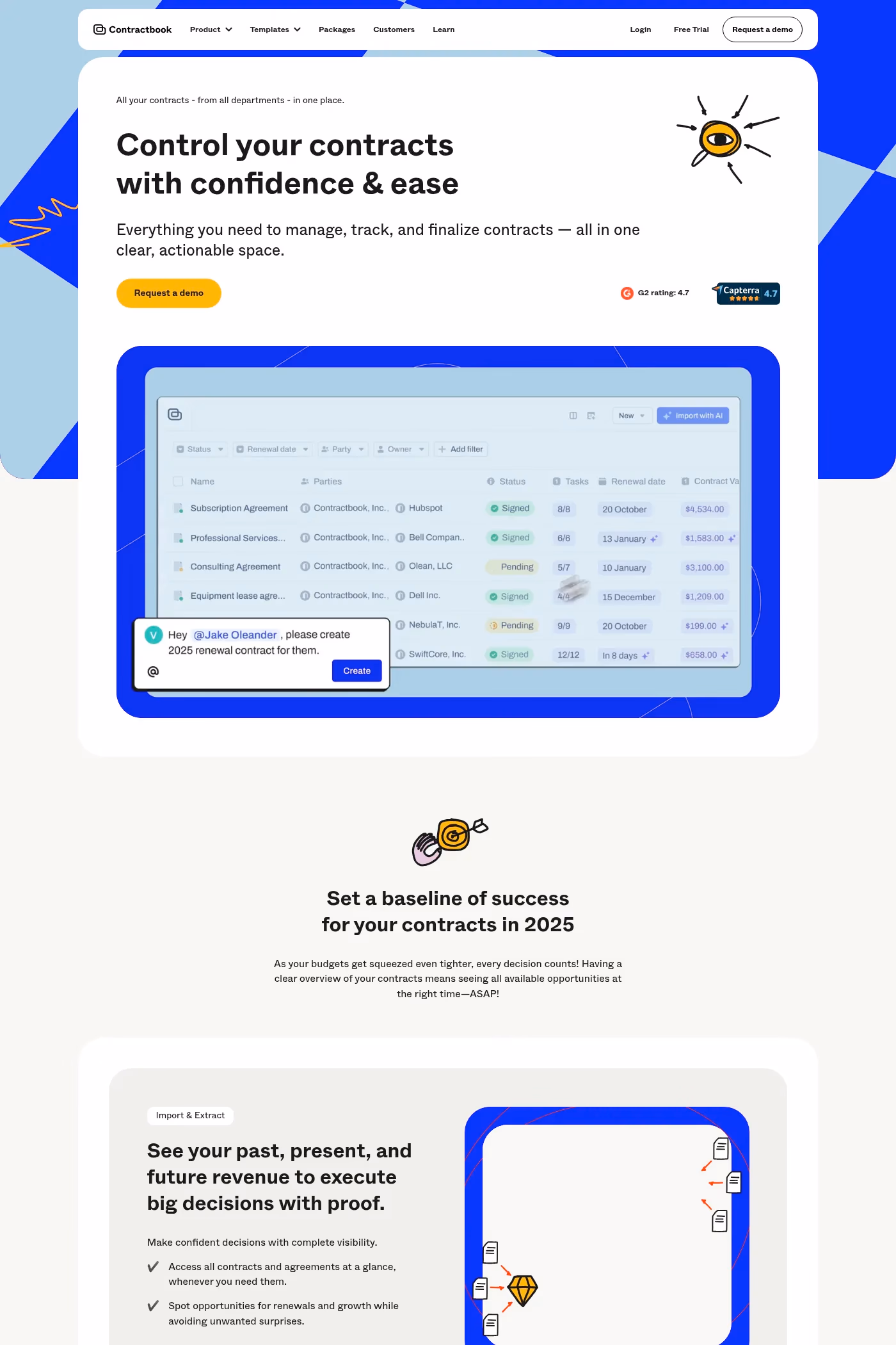 Contractbook desktop screenshot
