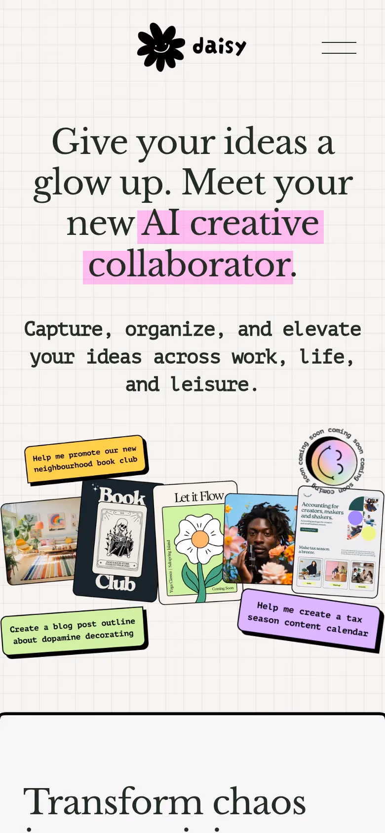 Daisy AI mobile screenshot