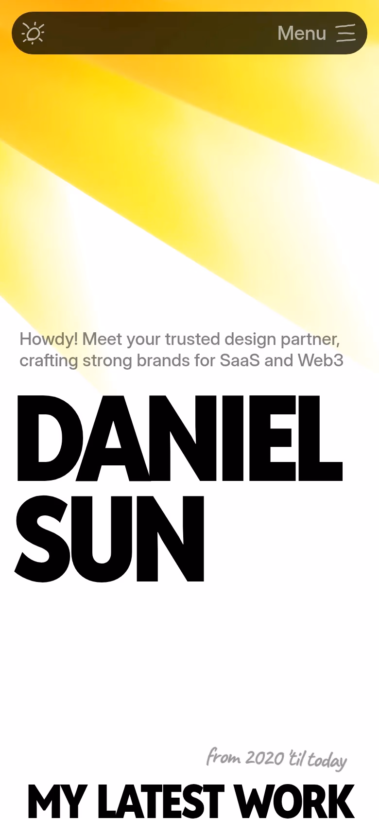 Daniel Sun mobile screenshot
