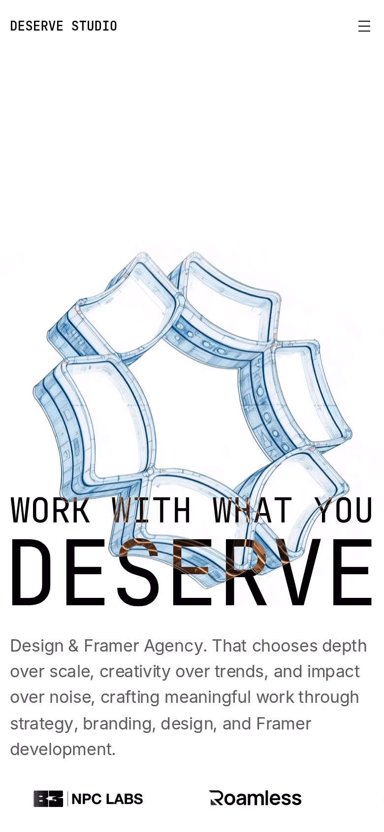 Deserve Studio mobile screenshot