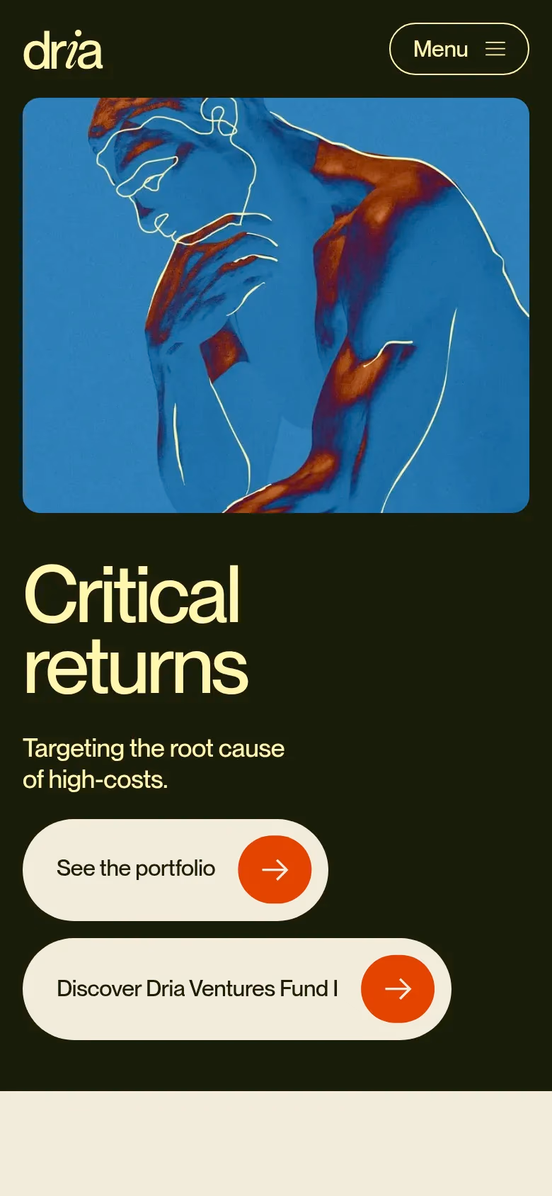 Dria Ventures mobile screenshot