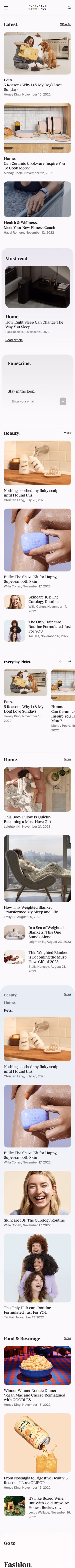 Everyday Finds mobile screenshot