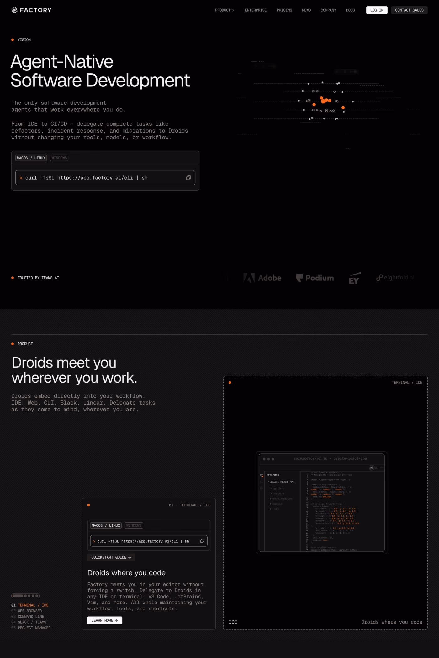 Factory desktop screenshot