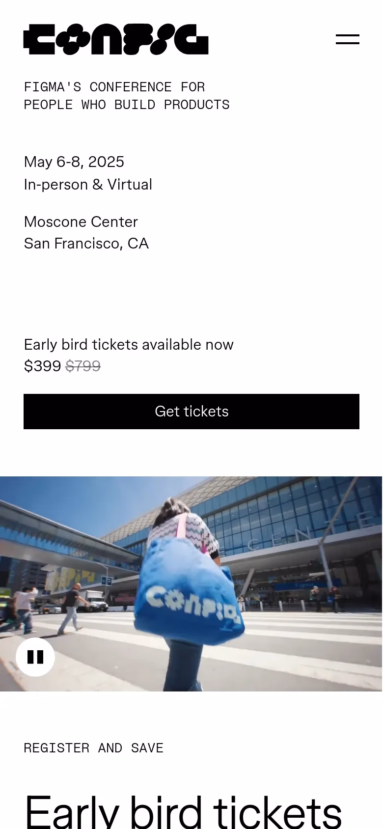 Figma Config mobile screenshot