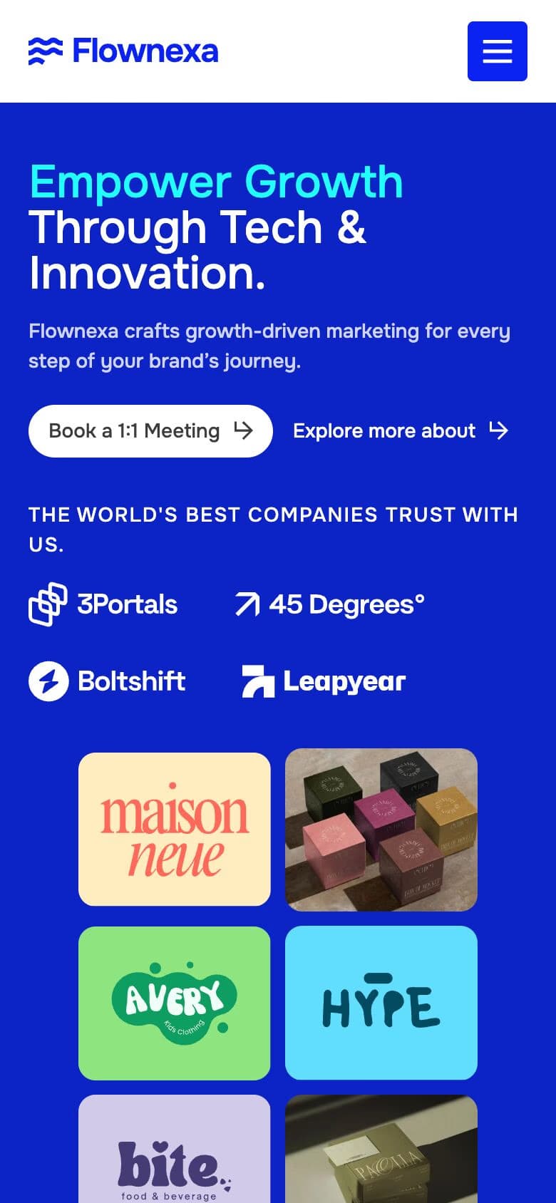 Flownexa mobile screenshot