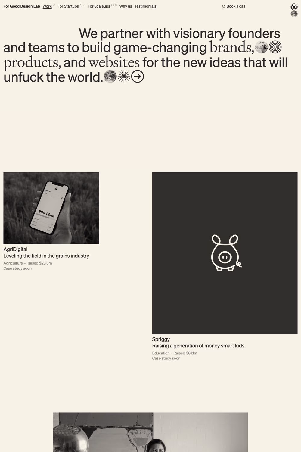 For Good Design Lab desktop screenshot