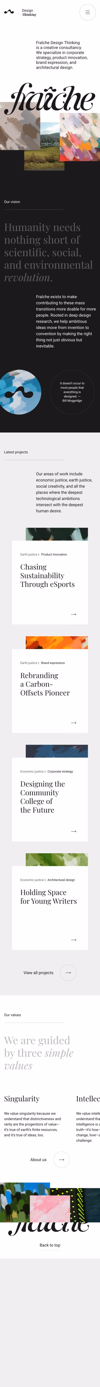 Fraiche mobile screenshot