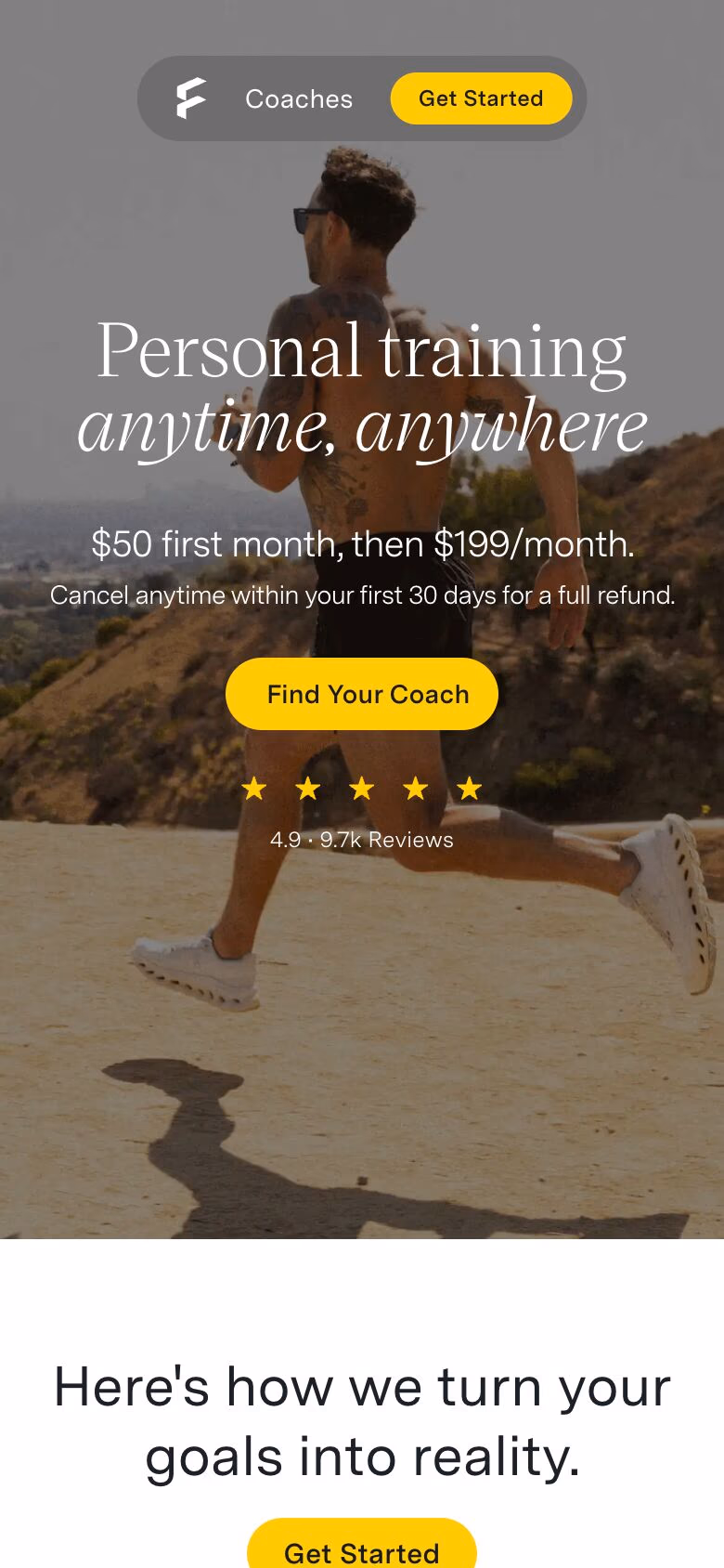 Future mobile screenshot