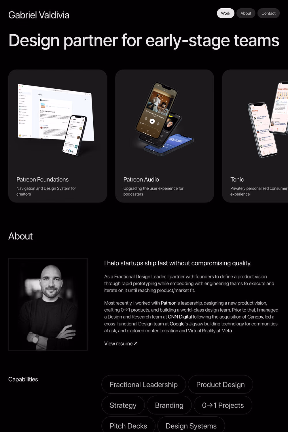 Gabriel Valdivia desktop screenshot