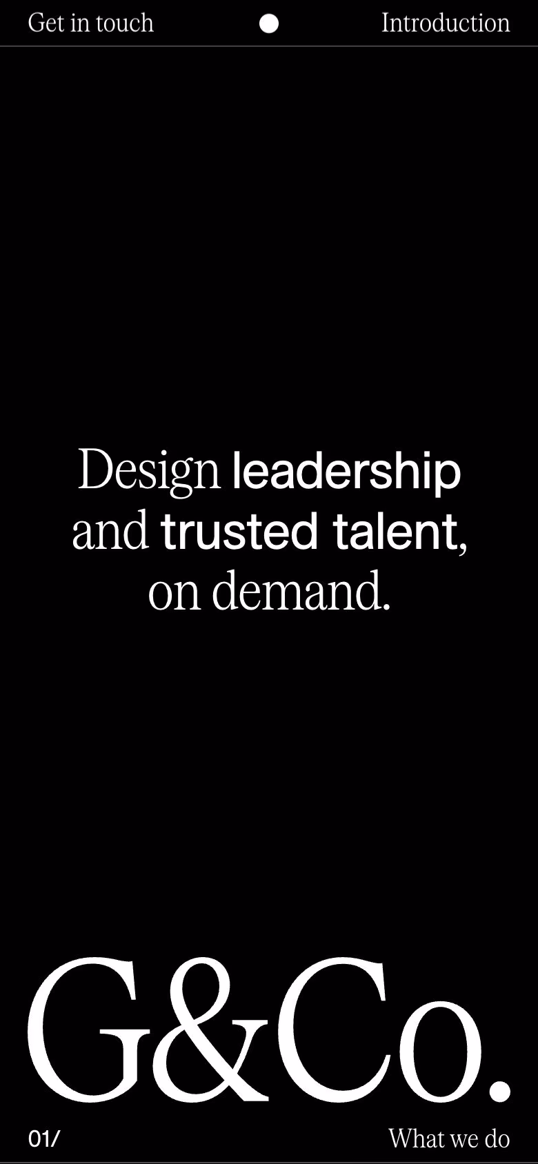 Garriock & Co. mobile screenshot