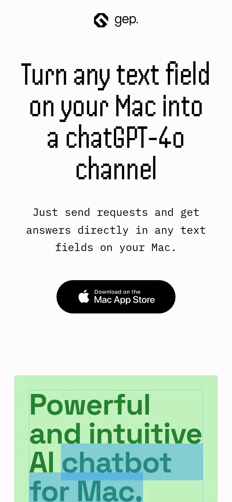 Gep mobile screenshot