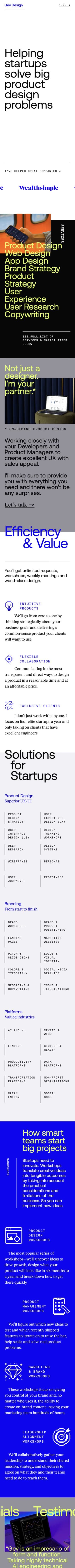 Gev Design mobile screenshot