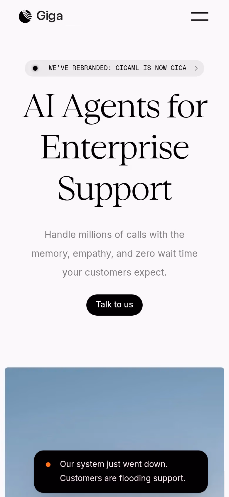 Giga mobile screenshot