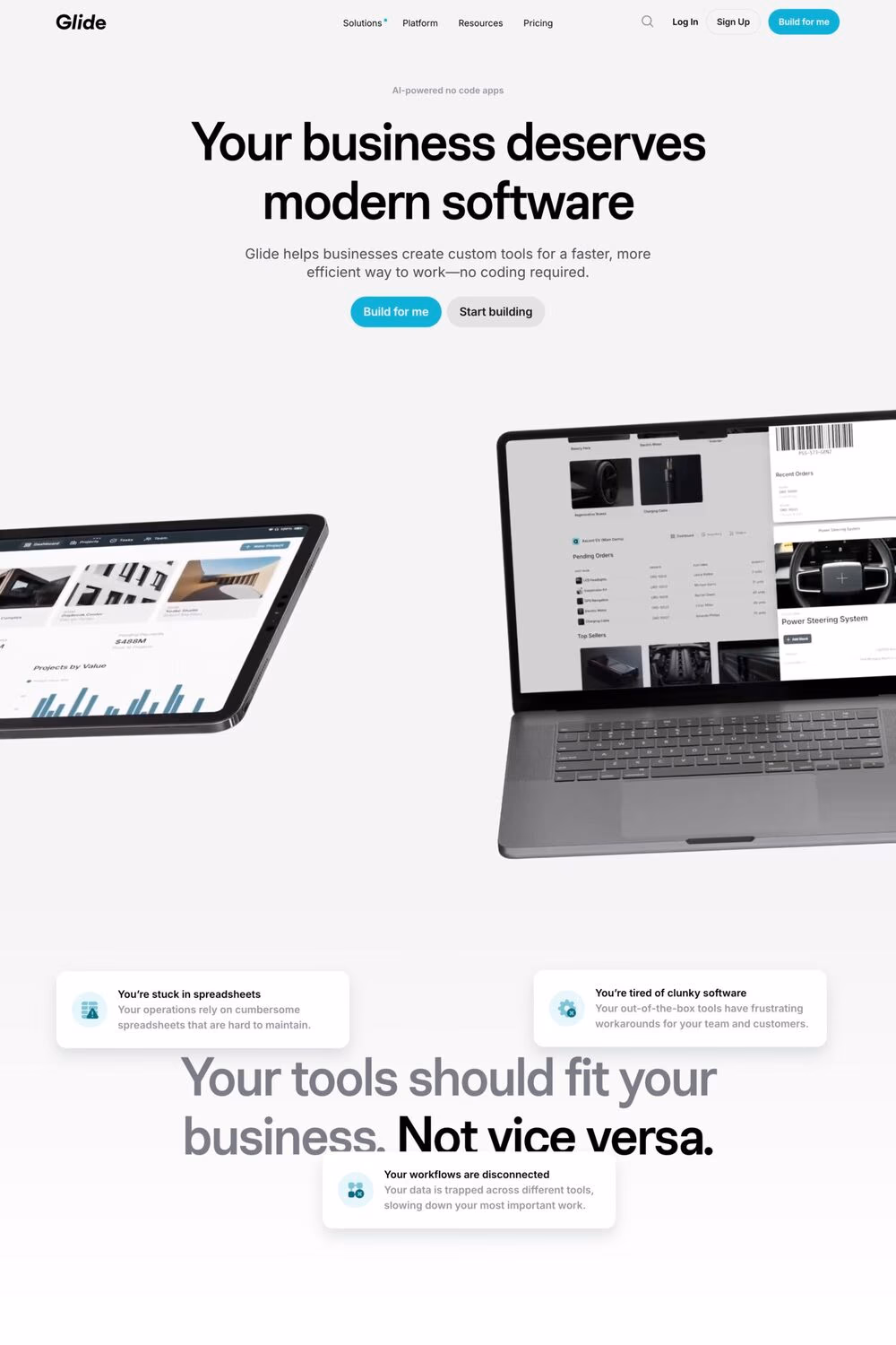 Glide desktop screenshot