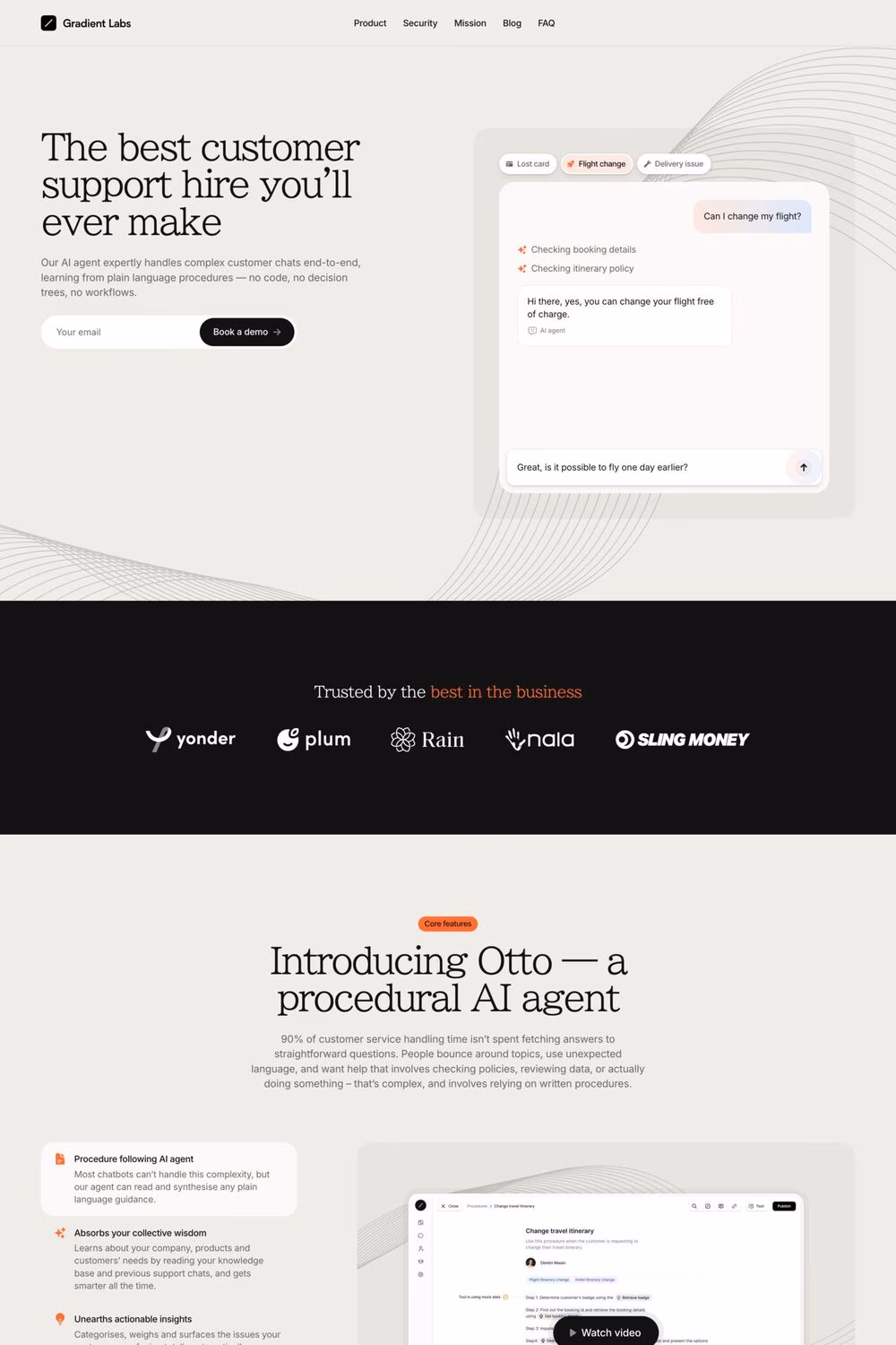 Gradient Labs desktop screenshot
