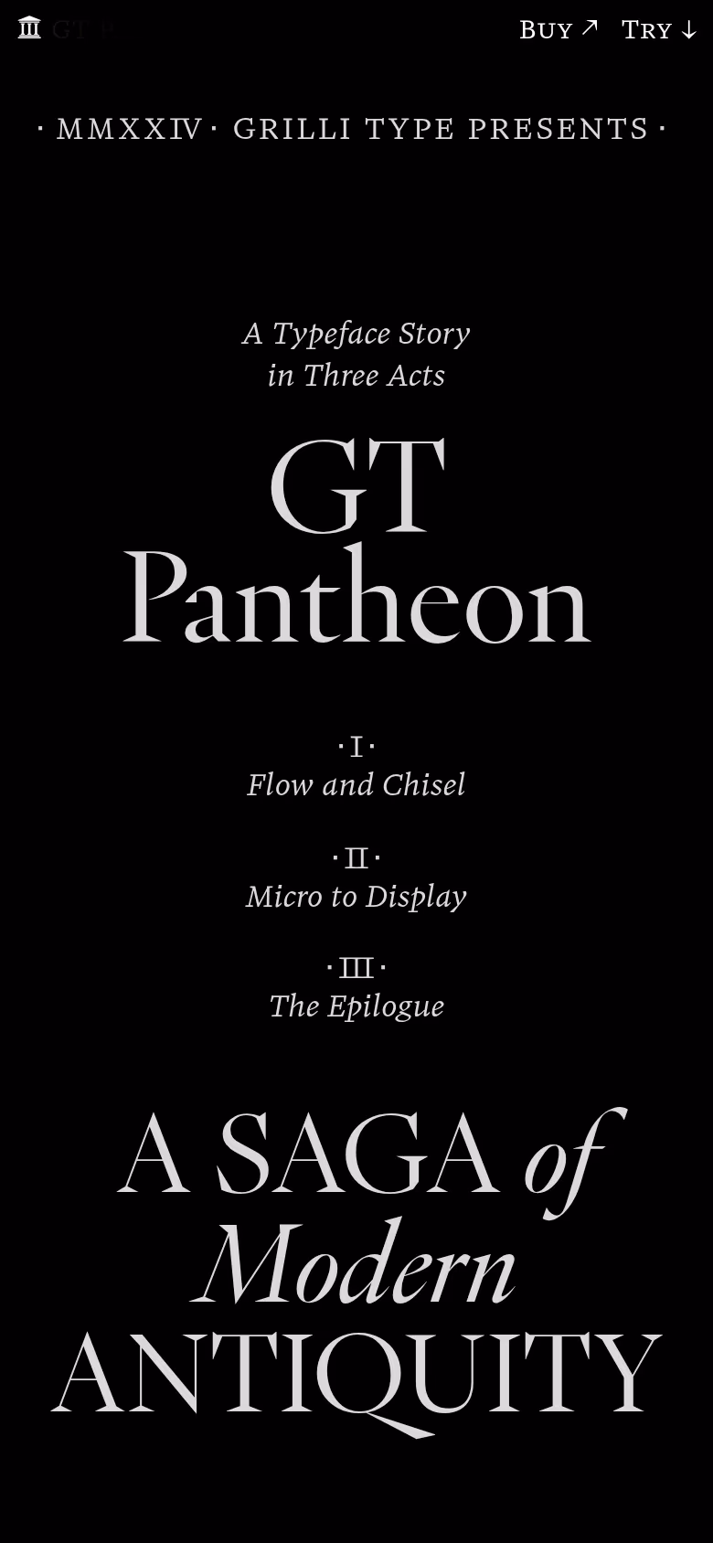 GT Pantheon mobile screenshot