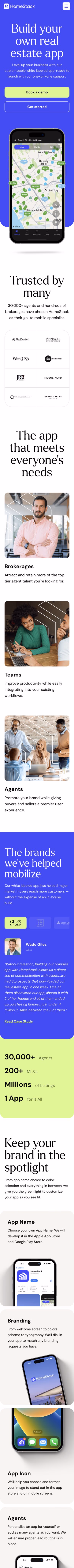 Homestack mobile screenshot