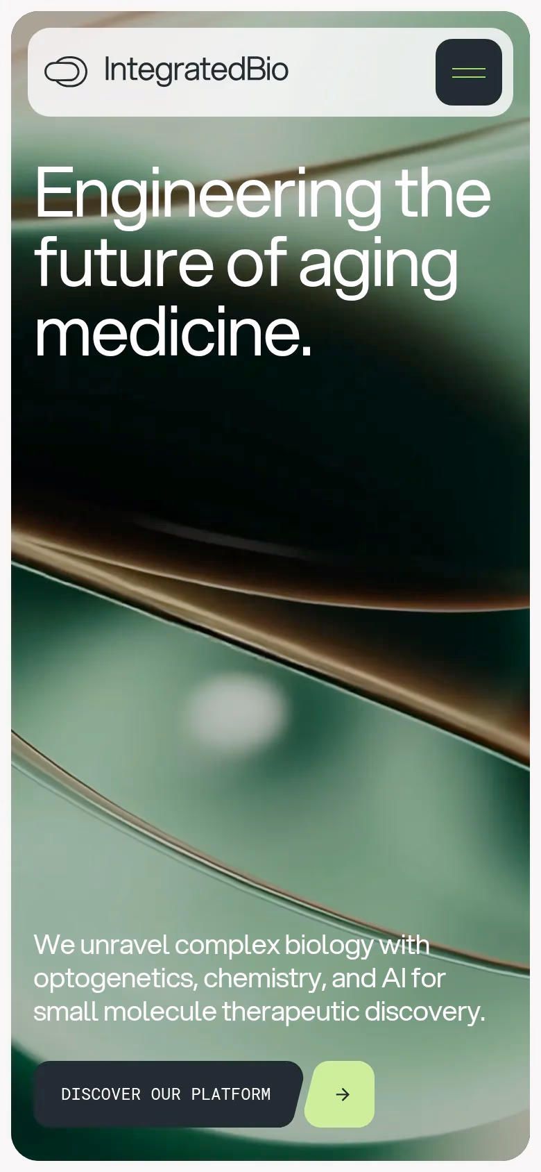 Integrated Biosciences mobile screenshot