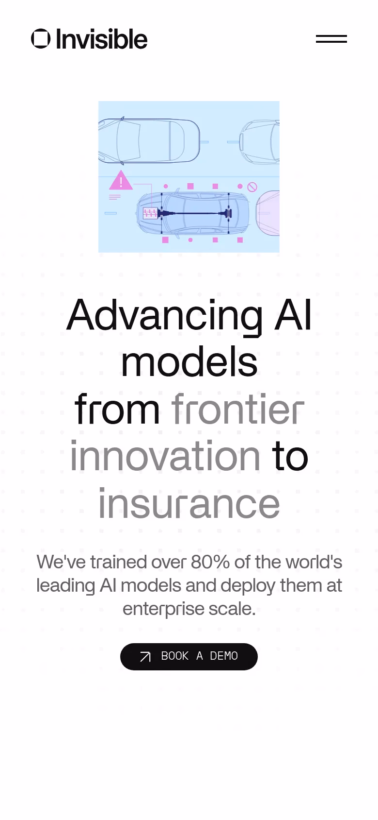 Invisible Technologies mobile screenshot