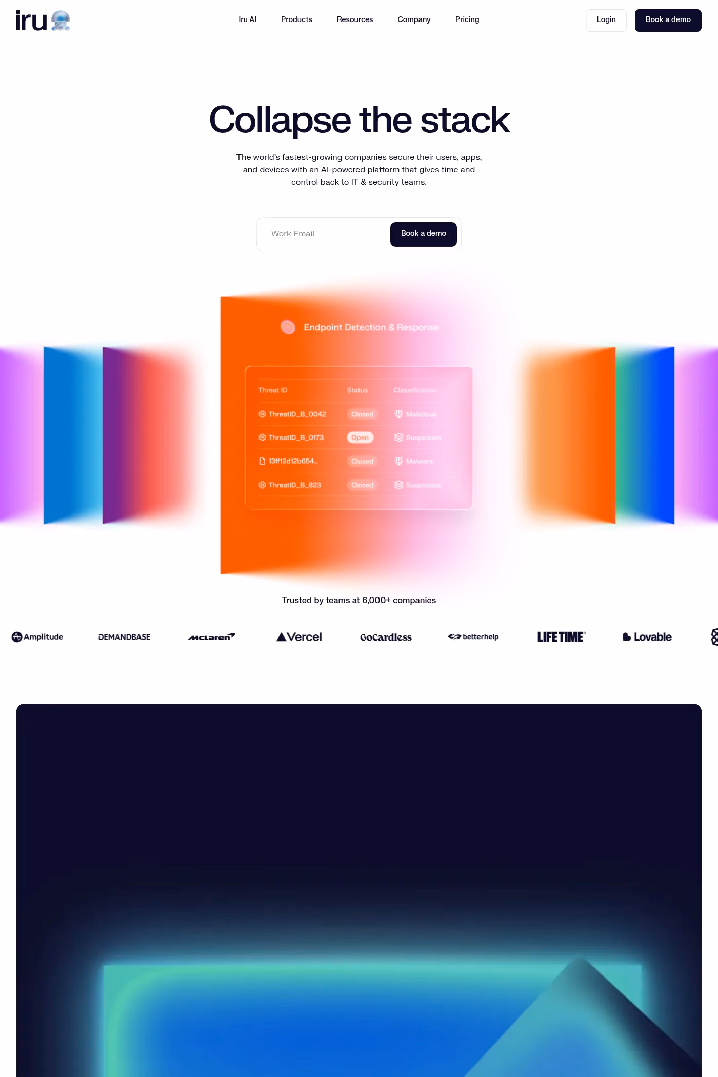 Iru desktop screenshot