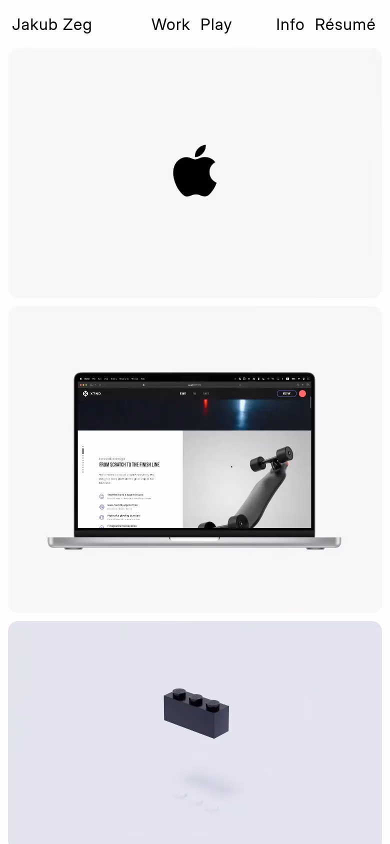 Jakub Zeg mobile screenshot