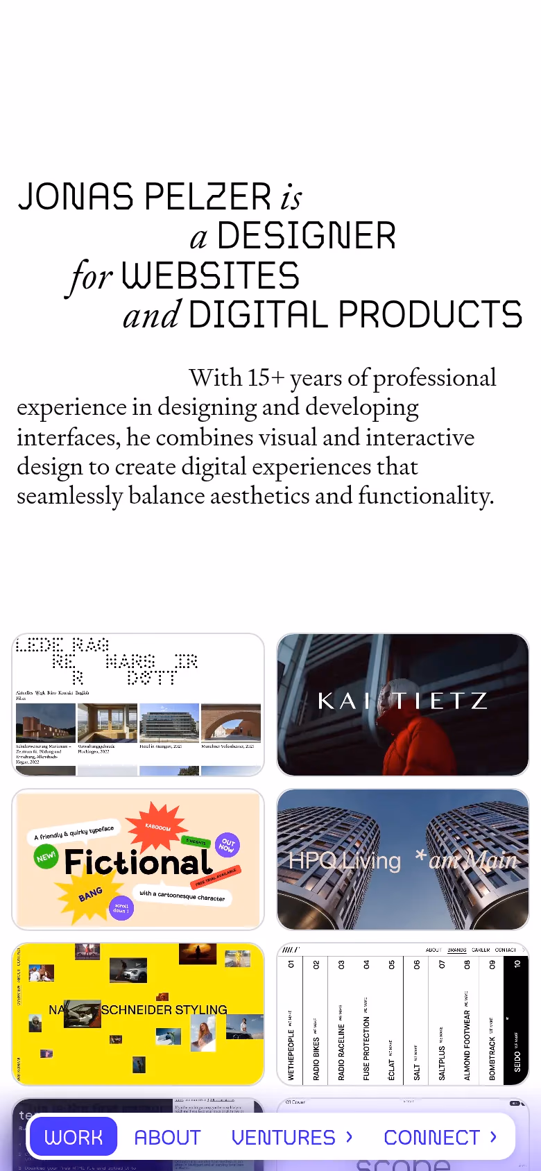 Jonas Pelzer mobile screenshot