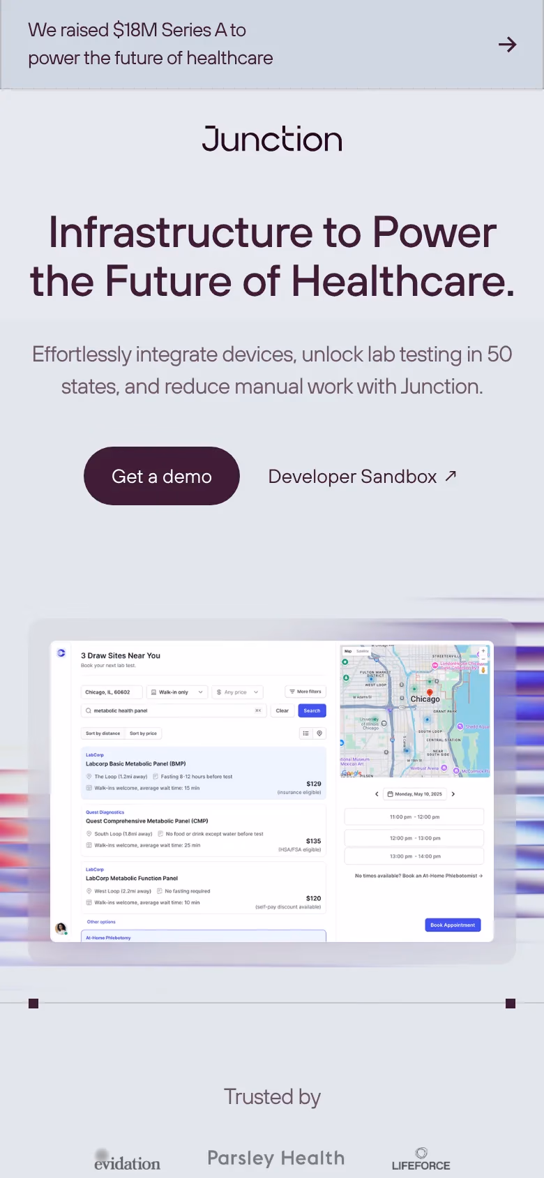 Junction mobile screenshot