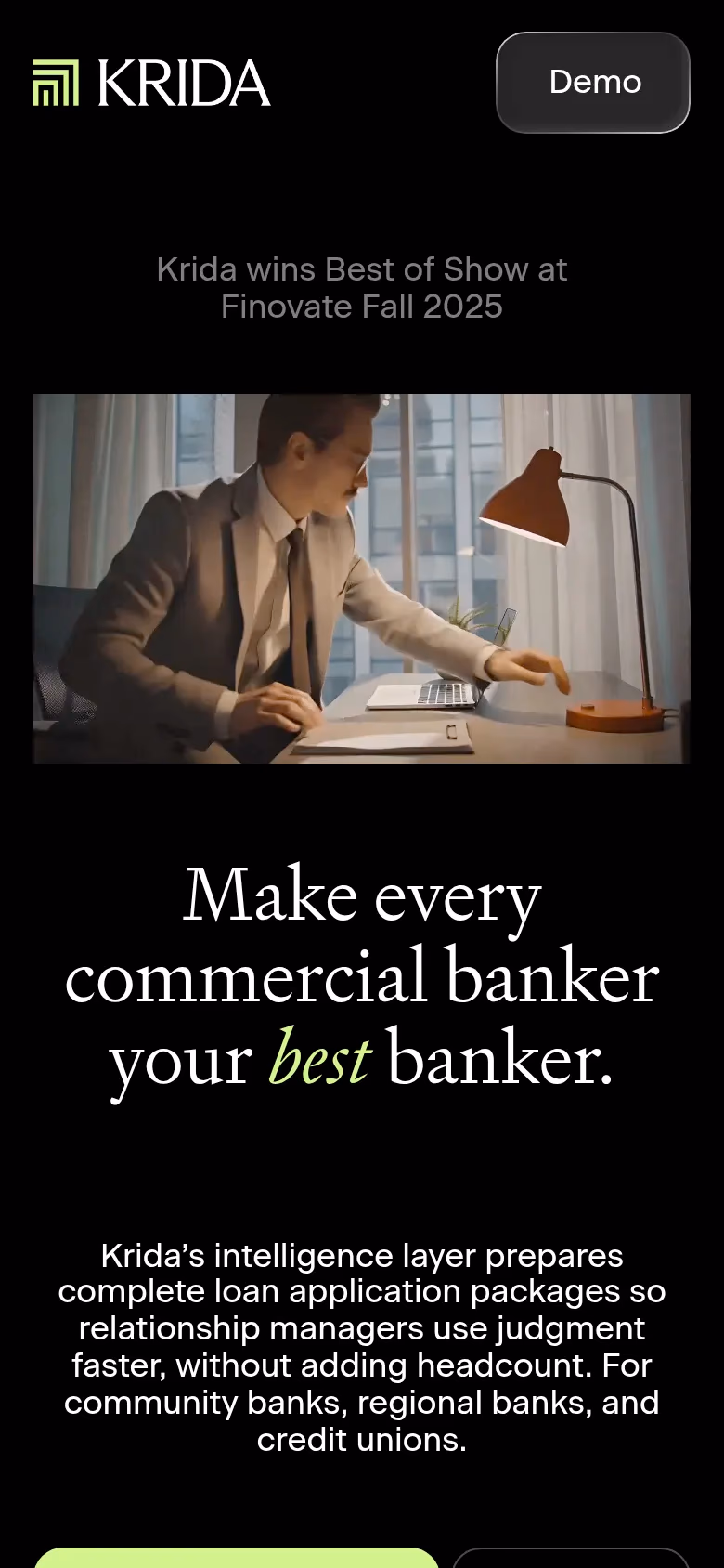 Krida mobile screenshot