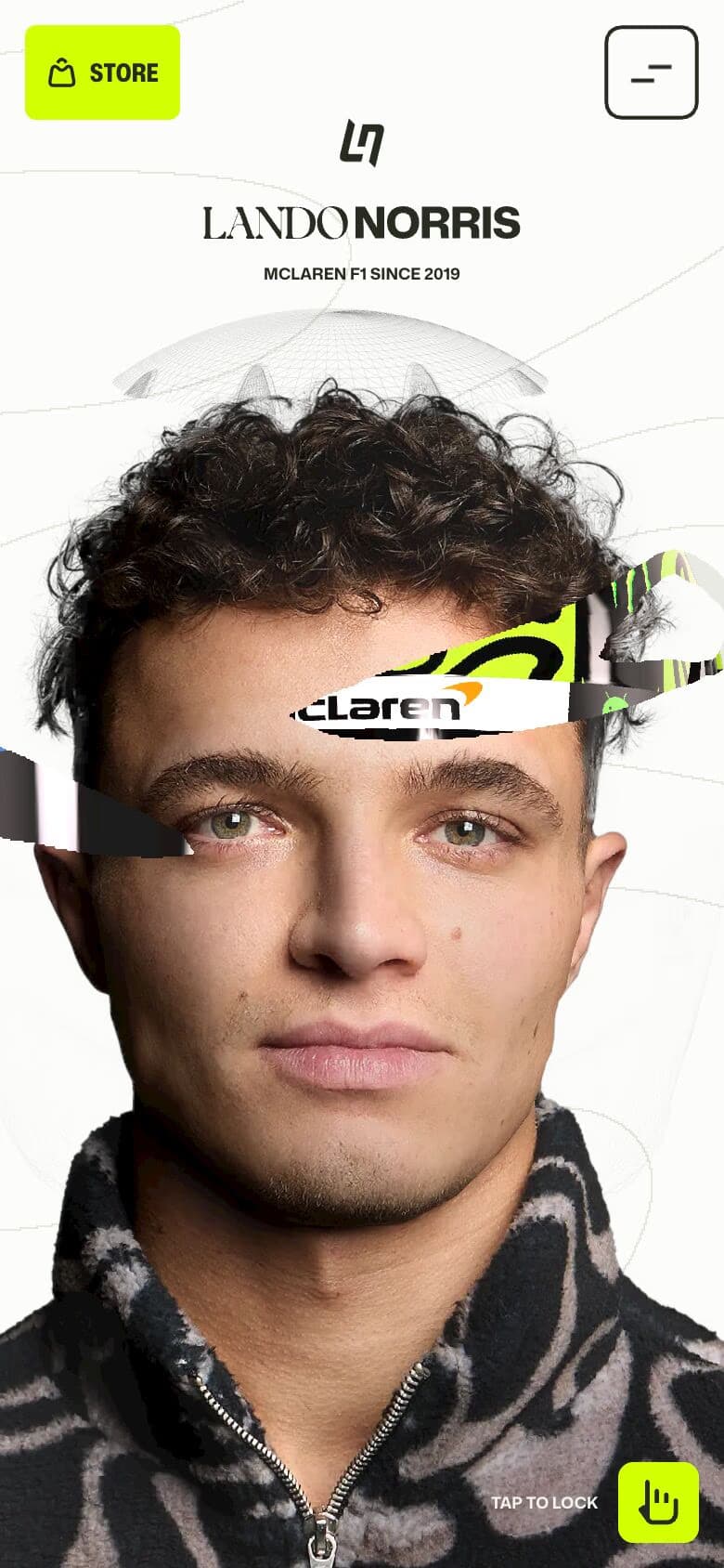 Lando Norris mobile screenshot