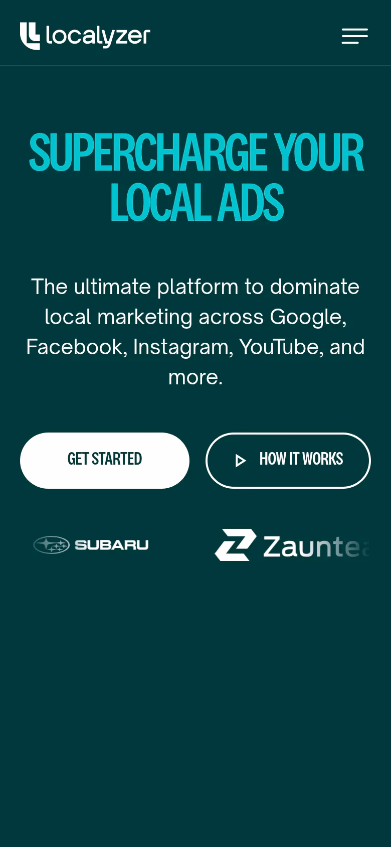 Localyzer mobile screenshot