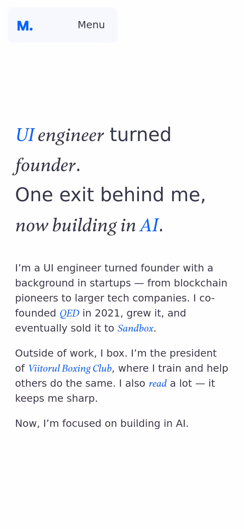 Marius Bălaj mobile screenshot