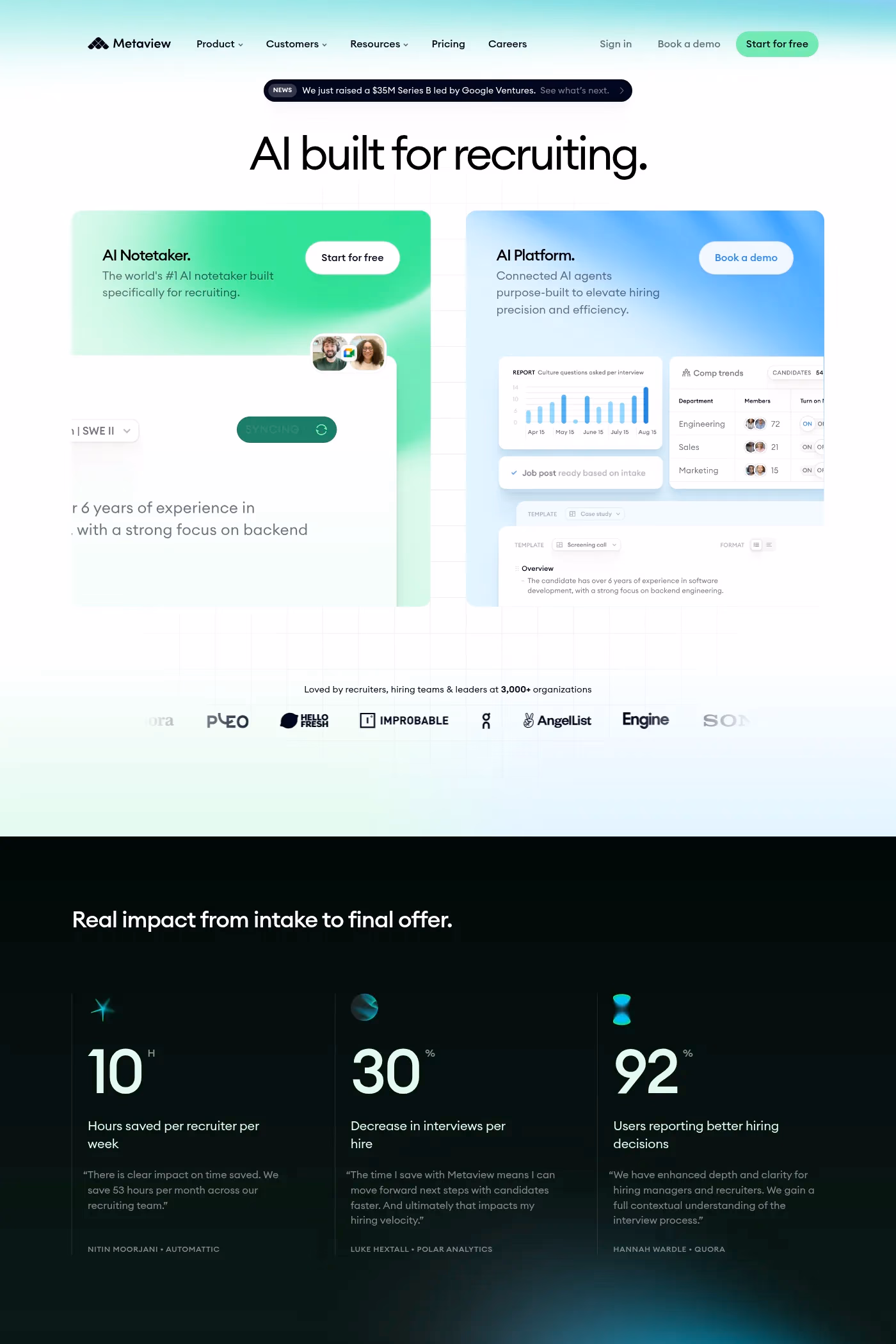 Metaview desktop screenshot