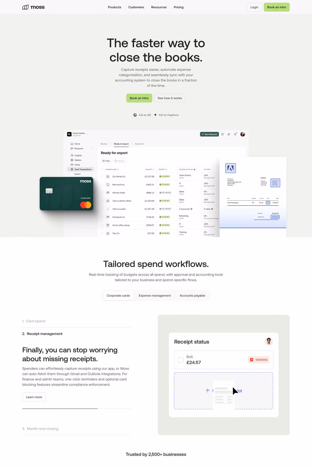 Moss desktop screenshot