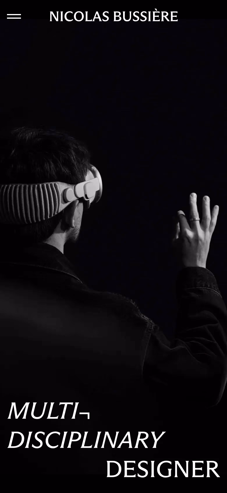 Nicolas Bussière mobile screenshot