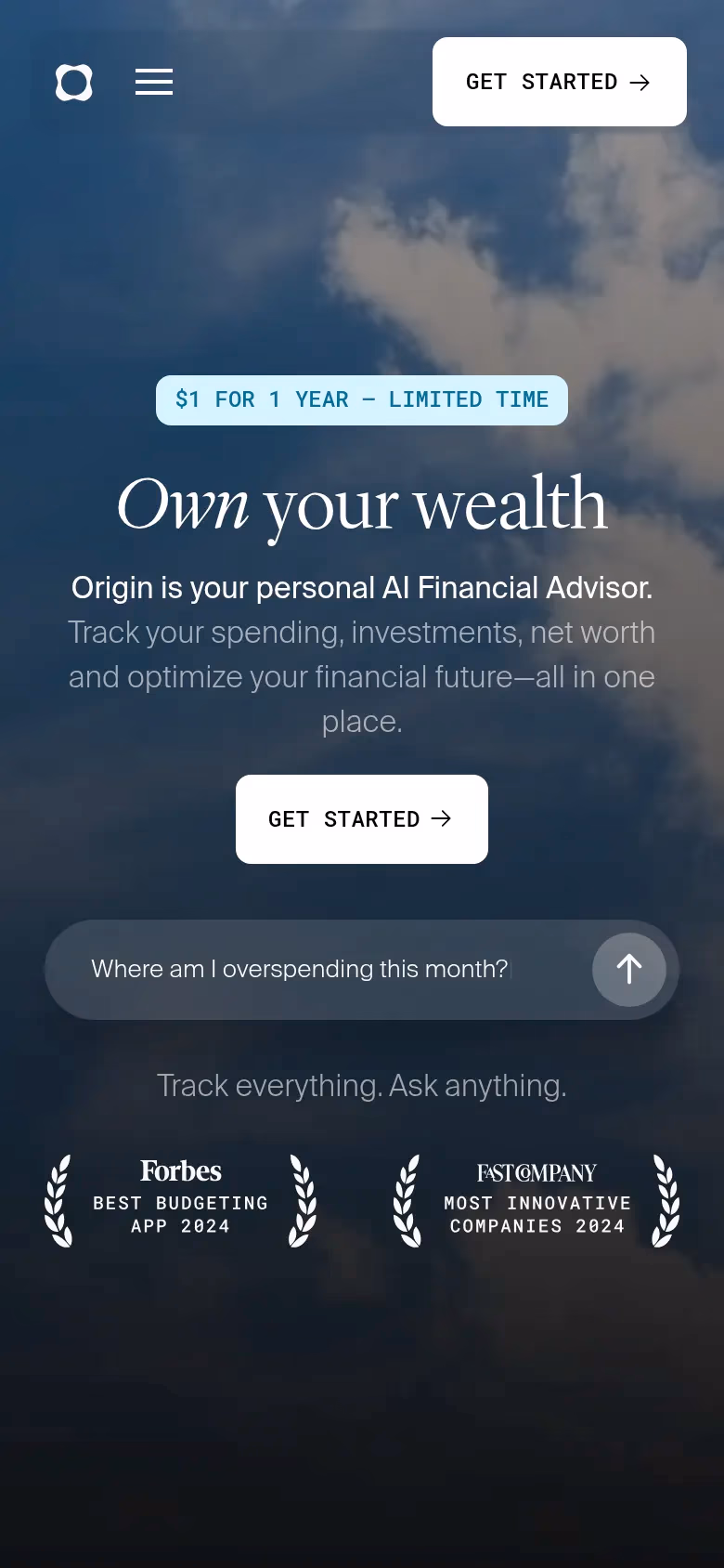 Origin mobile screenshot